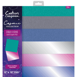 Crafter's Companion - Cosmic Collection Mirror & Glitter Pad