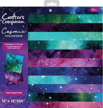 Crafter's Companion - Cosmic Collection 12x12 Inch Paper Pad