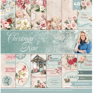 Crafter's Companion - Christmas Rose 8x8 Inch Topper Pad