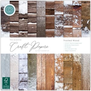 Craft Consortium - Frosted Wood 12x12 Inch Paper Pad