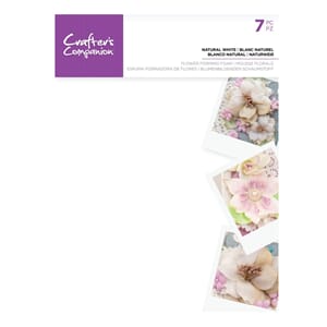 Crafter's Companion - Flower Forming Foam Natural White
