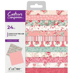 Crafter's Companion - Love Letter 6x6 Inch Paper Pad