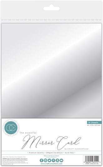Craft Consortium - Silver The Essential Mirror Card A4