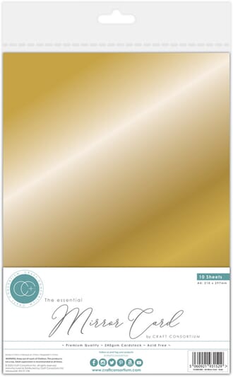 Craft Consortium - Gold The Essential Mirror Card A4