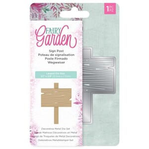 Crafters Companion - Fairy Garden Metal Die Sign Post