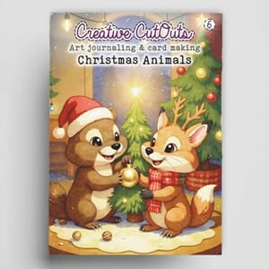 Creatief Art - Christmas Animals Book Creative CutOuts