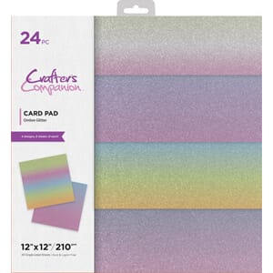 Crafters Companion - Ombre Glitter 12x12 Inch Card Pad
