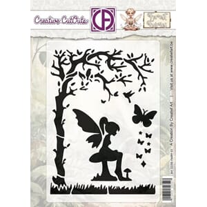 Creatief Art - Forest Fairies Stencil Magical Forest