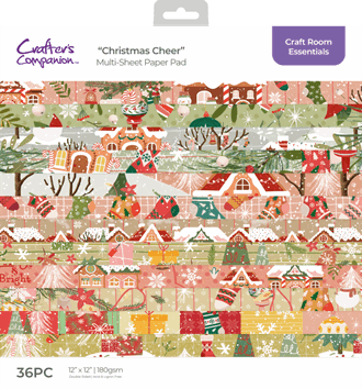 Crafter's Companion Christmas Cheer 12x12 Inch Paper Pad