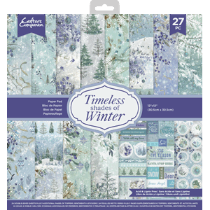 Crafter's Companion Timeless Shades of Winter 12x12 Inch Pad