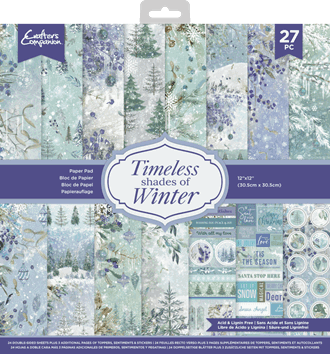 Crafter's Companion Timeless Shades of Winter 12x12 Inch Pad