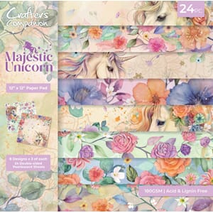 Crafter's Companion - Majestic Unicorn 12x12 Inch Paper Pad