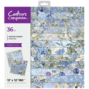 Crafter's Companion Winter Forest 12x12 Inch Christmas Paper