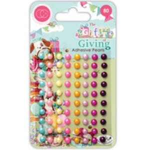 Craft Consortium: The Gift of Giving Adhesive Pearls, 80/Pkg