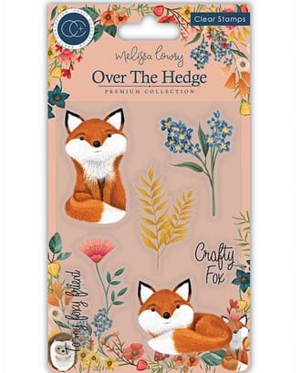 Craft Consortium: Over The Hedge Clear Stamps, 4x6 inch