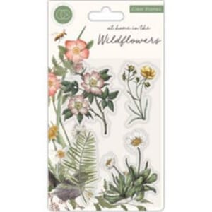 Craft Consortium: Wildflowers Clear Stamps, 4x6 inch