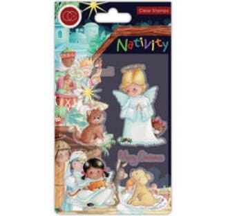 Craft Consortium: Nativity Clear Stamps Angels