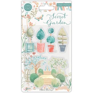Craft Consortium: Topiary, Secret Garden Clear Stamps