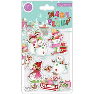Craft Consortium: Candy Made By Elves Clear Stamps, 4x6 inch