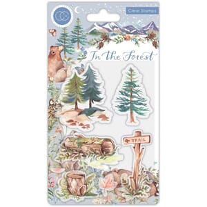 Craft Consortium: In the Forest Clear Stamps, 4x6 inch