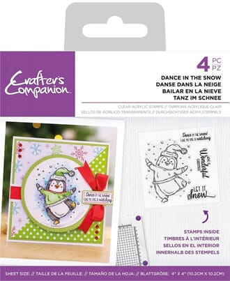 Crafter's Companion - Dance in the Snow Clear Stamps