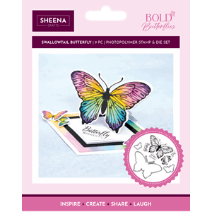 Crafters Companion - Swallowtail Butterfly Stamp & Die