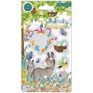 Craft Consortium - Bluebells and Buttercups Donkey Stamp