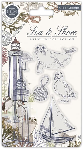 Craft Consortium - Sea & Shore Shore Clear Stamps