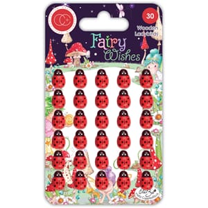 Craft Consortium - Wooden Ladybirds Fairy Wishes Adhesive