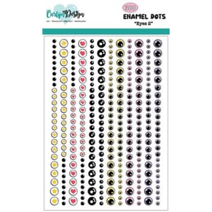 CarlijnDesign - Glitter Enamel Dots Eyes 2