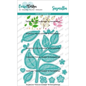 CarlijnDesign - Outline Leafs Die, 11/Pkg