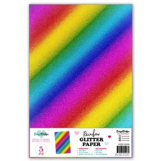 CarlijnDesign - Selvklebende regnbue kartong, str A4