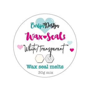 CarlijnDesign - White/Transparant Wax Seal Melts, 30g