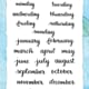Creative Expressions - Planning Essentials A6 Clear Stamp