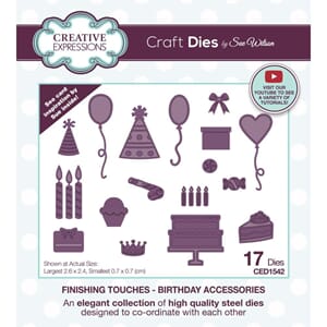 Creative Expressions - Finishing Touches Birthday Craft Dies