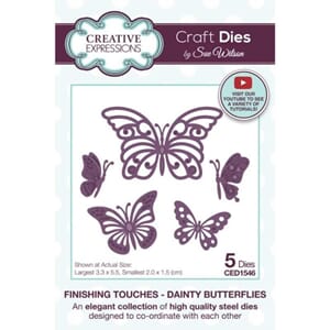 Creative Expressions - Dainty Butterflies Sue Wilson Dies