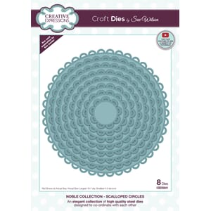 Creative Expressions - Scalloped Circles Craft Die