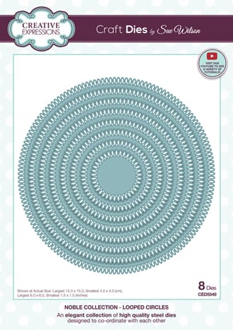 Creative Expressions - Looped Circles Sue Wilson Craft Die