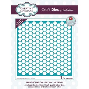 Creative Expressions: Background Collection Hexagon Dies