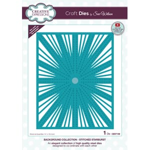 Creative Expressions - Stitched Starburst Background Die