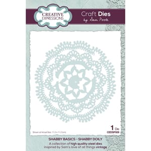 Creative Expressions: Basics Shabby Doily die, 1/Pkg