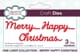 Creative Expressions: Merry Happy Christmas Dies