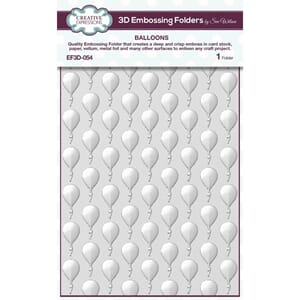 Creative Expressions Balloons 3D Embossing Folder