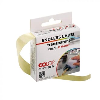 Colop E-MARK - Endless Label Transparent