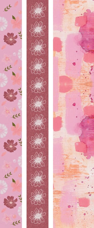 Creative Expressions - Floral Fantasy Washi Tape Set