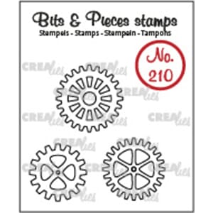 Crealies - Gears Bits & Pieces Stamps No. 210