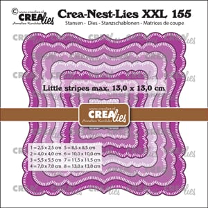 Crealies - Fantasy Square Crea-Nest-Lies XXL Dies