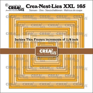 Crealies - Squares Thin Frames Crea-Nest-Lies XXL Dies