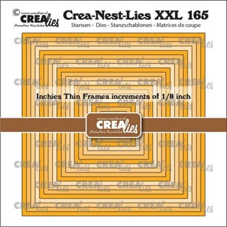 Crealies - Squares Thin Frames Crea-Nest-Lies XXL Dies