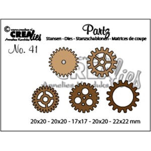 Crealies - Small Gears No. 41